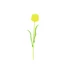Kép 1/4 - EUROPALMS Crystal tulip, yellow, artificial flower, 61cm 12x