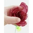 Kép 5/8 - EUROPALMS Crystal rose, burgundy, artificial flower, 81cm 12x