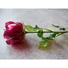 Kép 7/8 - EUROPALMS Crystal rose, burgundy, artificial flower, 81cm 12x