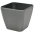 Kép 1/5 - EUROPALMS Deco pot LUNA-33, rectangular, silver