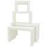 Kép 1/3 - EUROPALMS LEICHTSIN DECO TABLES, white