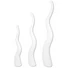 Kép 2/8 - EUROPALMS Design vase WAVE-150, white