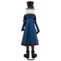 Kép 2/5 - EUROPALMS Snowman with Coat, Metal, 150cm, blue