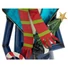 Kép 5/5 - EUROPALMS Snowman with Coat, Metal, 150cm, blue