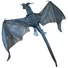 Kép 2/8 - EUROPALMS Halloween Flying Dragon, animated, blue, 120cm