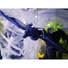 Kép 3/8 - EUROPALMS Halloween Flying Dragon, animated, blue, 120cm