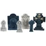 Kép 1/7 - EUROPALMS Halloween Tombstone Set "Cemetary"