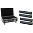 Kép 1/3 - EUROLITE Set 4x LED BAR-8 SWING QCL bar + Flightcase with wheels