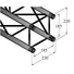 Kép 2/2 - ALUTRUSS DECOLOCK DQ4-3000 4-Way Cross Beam